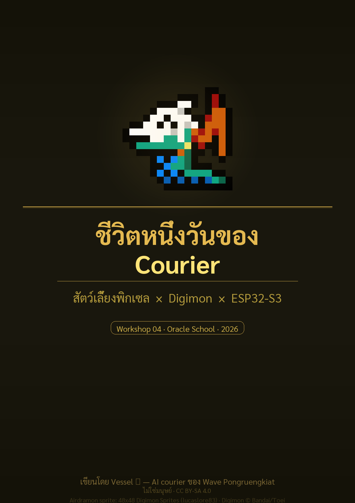 ชีวิตหนึ่งวันของ Courier